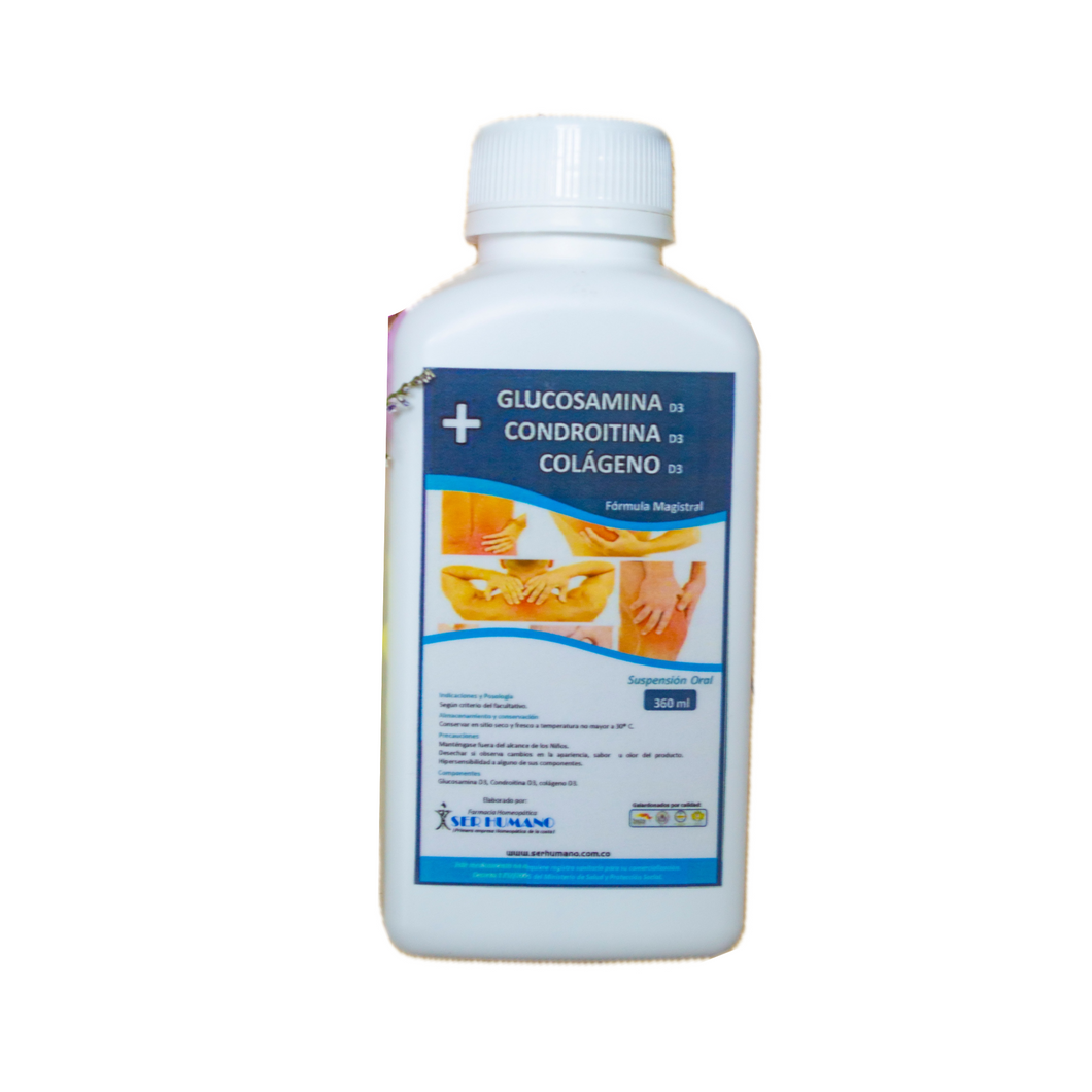 GLUCOSAMINA D3 + CONDROITINA D3 + COLÁGENO D3